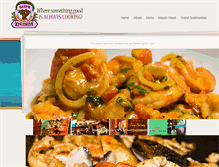 Tablet Screenshot of elviskitchen.com